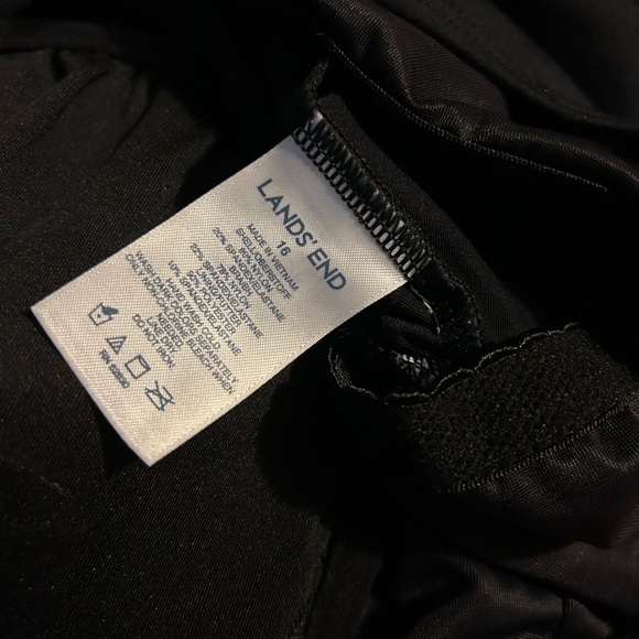 LANDS END UNDERWIRE DRESSKINI TUNIC TOP SWIM Dress plus size 16 - Picture 3 of 4